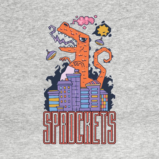 Dinosaurs vs Aliens by SPROCKETS